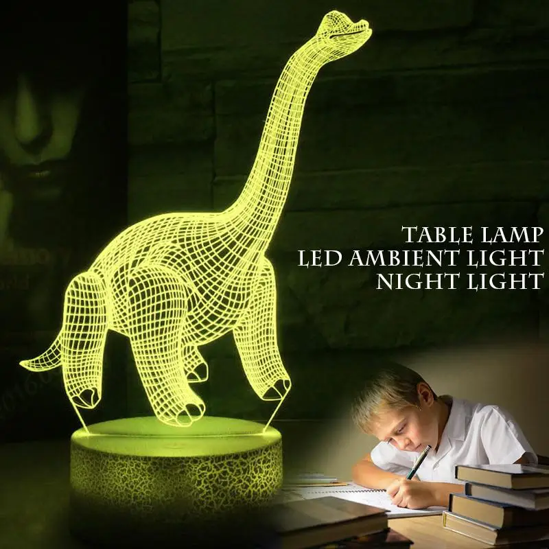Desk Light Table Lamp Night Light 3D Jurassic Dinosaur Creative Bright Modern Cute Gifts Touch Control Christmas Xmas
Desk Light Table Lamp Night Light 3D Jurassic Dinosaur Creative Bright Modern Cute Gifts Touch Control Christmas Xmas