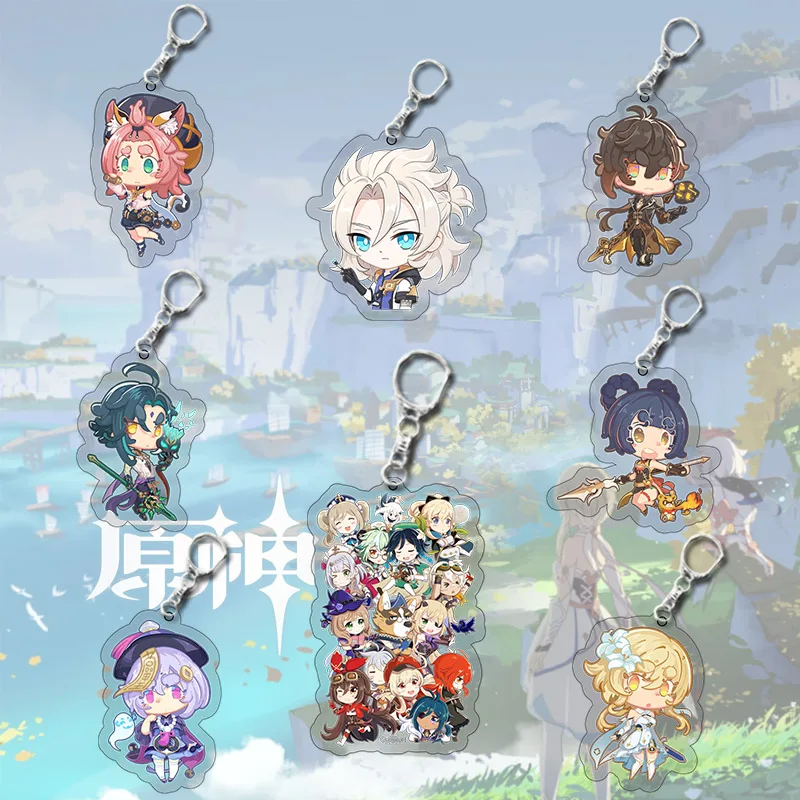 Anime Keychain Genshin Impact Kazuha Yoimiya Sayu Yanfei Car Man KeyChain Cartoon Pendant Christmas Wholesale Keychain Gifts
Anime Keychain Genshin Impact Kazuha Yoimiya Sayu Yanfei Car Man KeyChain Cartoon Pendant Christmas Wholesale Keychain Gifts