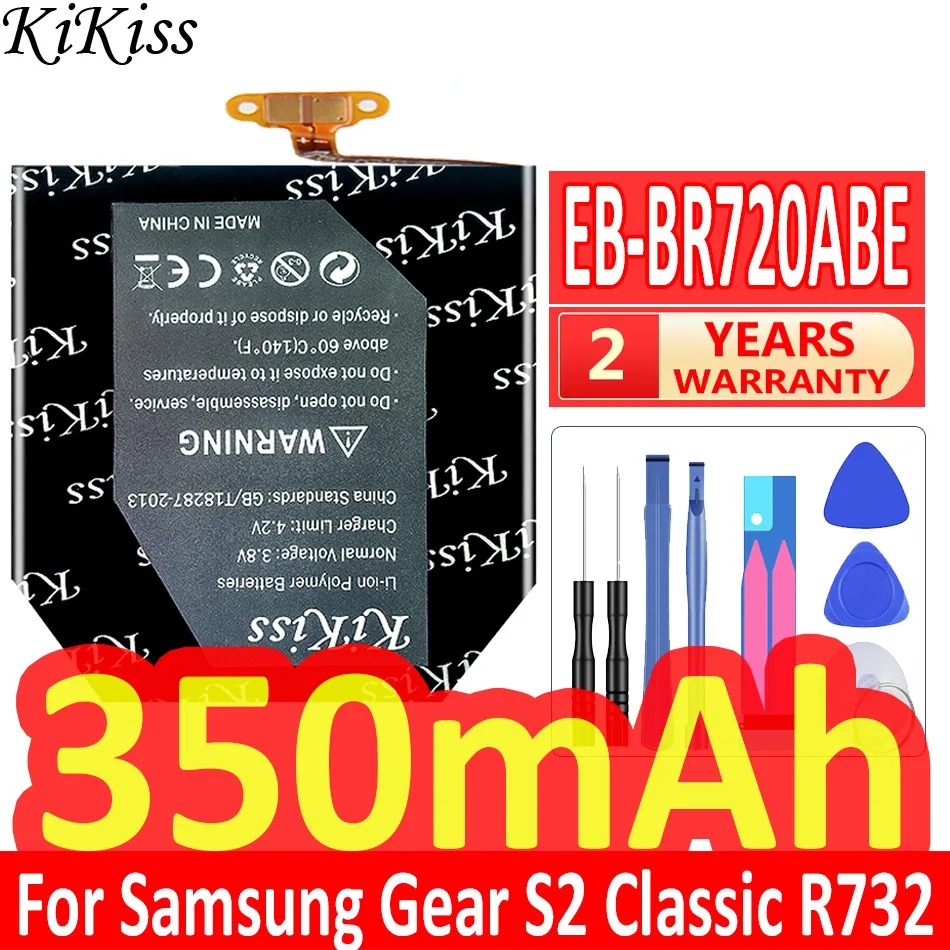 For Samsung Gear S2 classic SM-R720 R720 R732 Smart Watch 350mAh Replacement Battery EB-BR720ABE
For Samsung Gear S2 classic SM-R720 R720 R732 Smart Watch 350mAh Replacement Battery EB-BR720ABE