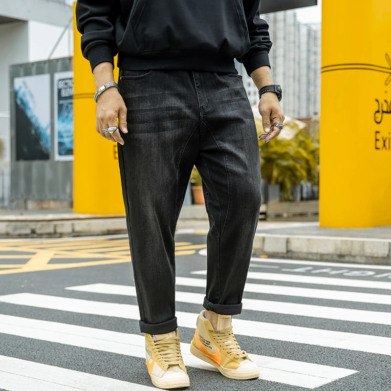 Oversized Jeans 2020 New Autumn Men's Loose Fat Men for Jeans Black Blue Hip Hop Streetwear Denim Pants
Oversized Jeans 2020 New Autumn Men's Loose Fat Men for Jeans Black Blue Hip Hop Streetwear Denim Pants