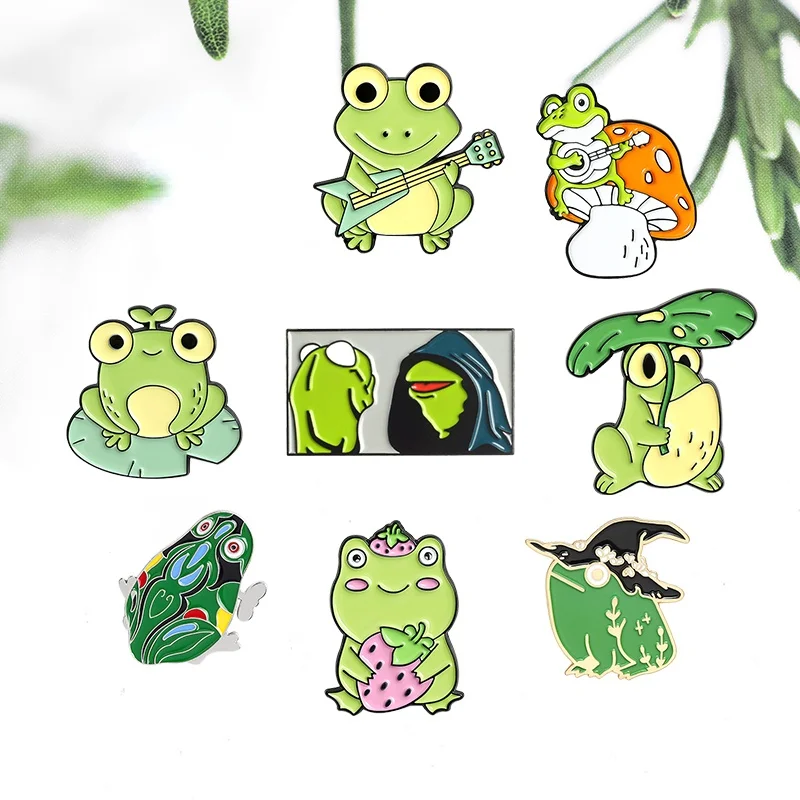 Cute Frog Enamel Pins Cartoon Green Animal Brooches for Women Backpacks Clothes Lapel Pin Funny Badge Jewelry Gift Wholesale
Cute Frog Enamel Pins Cartoon Green Animal Brooches for Women Backpacks Clothes Lapel Pin Funny Badge Jewelry Gift Wholesale