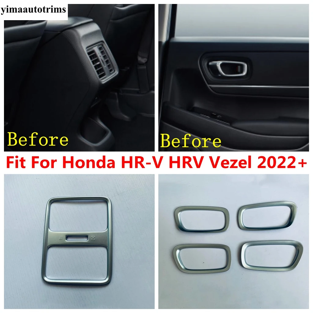 For Honda HR-V HRV Vezel 2022 Armrest Box Rear Air Conditioning AC Vent Outlet Door Handle Bowl Frame Cover Kit Trim Accessories
For Honda HR-V HRV Vezel 2022 Armrest Box Rear Air Conditioning AC Vent Outlet Door Handle Bowl Frame Cover Kit Trim Accessories