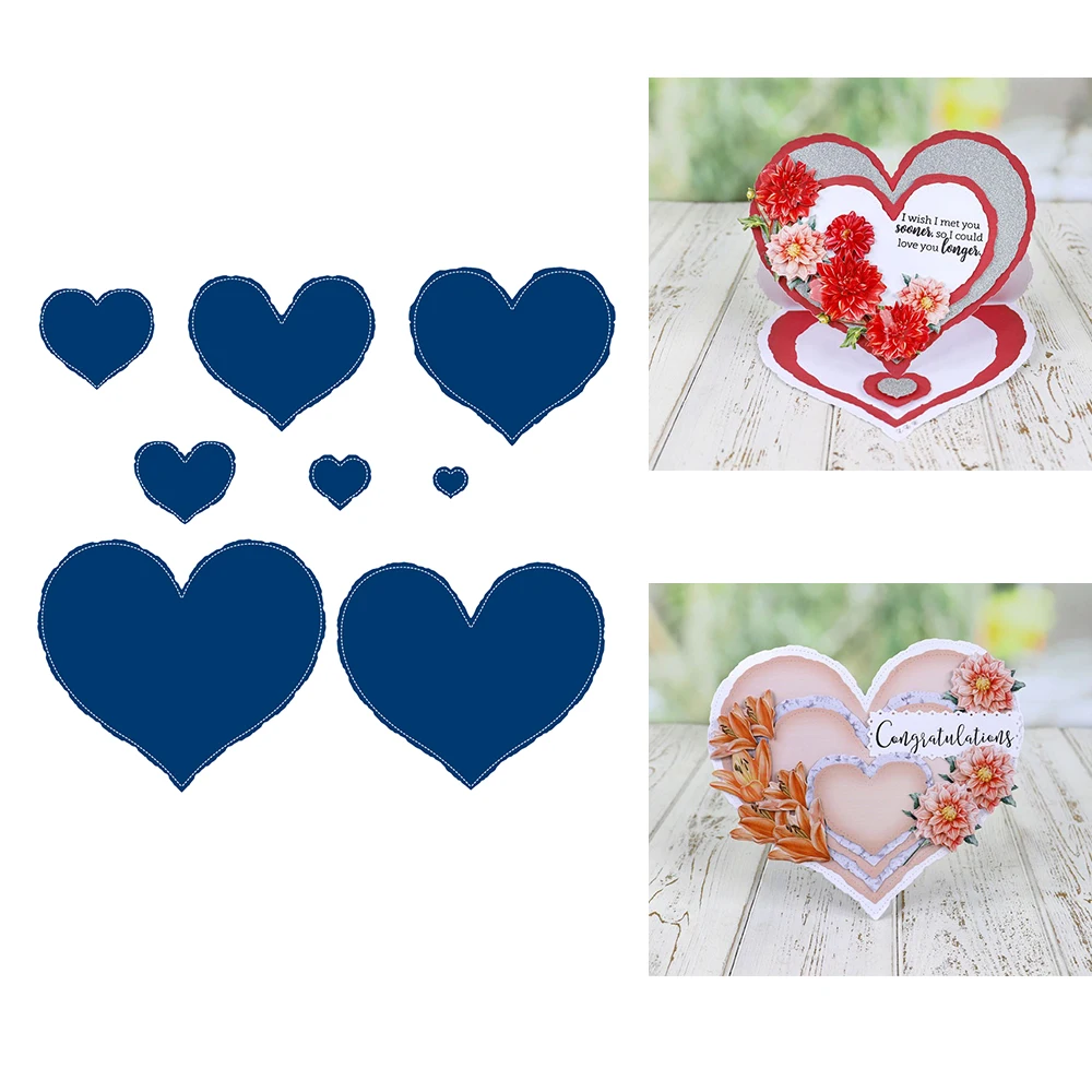 Shabby Edge Heart New Metal Cutting Die Scrapbook Diary Decoration Stencil Embossing Template DIY Greeting Card Maker Albums
Shabby Edge Heart New Metal Cutting Die Scrapbook Diary Decoration Stencil Embossing Template DIY Greeting Card Maker Albums