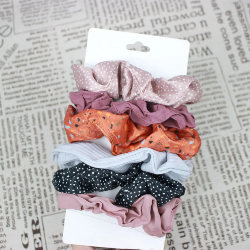 Резинки для волос женские эластичные, 6 шт./компл. 
Резинки для волос женские эластичные, 6 шт./компл.