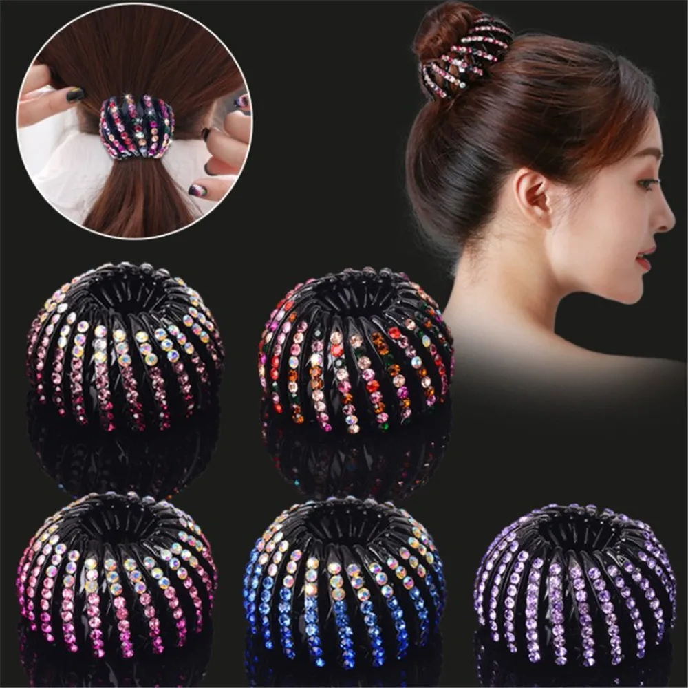 Ponytail Hairpin Crystal Rhinestone Bird Nest Ball Hair Clip Claw Clamp Buckle Girl DIY Expanding Tail Hair Bun Styling Ornament
Ponytail Hairpin Crystal Rhinestone Bird Nest Ball Hair Clip Claw Clamp Buckle Girl DIY Expanding Tail Hair Bun Styling Ornament