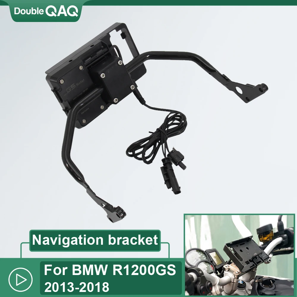 Mobile Phone Navigation Handlebar Bracket for BMW R1200GS ADV LC 13-18 R1250GS R 1200 GS Adventure R 1250 GS 2019
Mobile Phone Navigation Handlebar Bracket for BMW R1200GS ADV LC 13-18 R1250GS R 1200 GS Adventure R 1250 GS 2019
