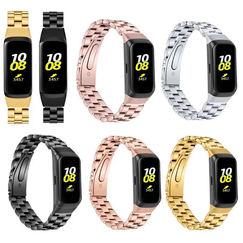 Metal Replacement Triple Bead Stainless Steel Strap for Samsung Galaxy Fit SM-R370 Bracelet Smart Watch
Metal Replacement Triple Bead Stainless Steel Strap for Samsung Galaxy Fit SM-R370 Bracelet Smart Watch