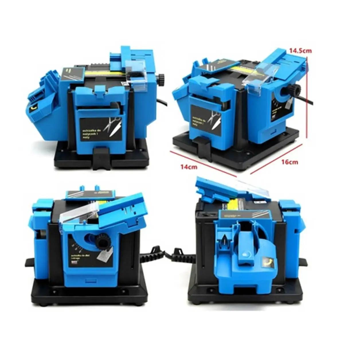 3 In 1 professional Electric Knife Sharpener Drill Sharpening Machine Kitchen Knife Sharper Grinder Sharpener
3 In 1 professional Electric Knife Sharpener Drill Sharpening Machine Kitchen Knife Sharper Grinder Sharpener