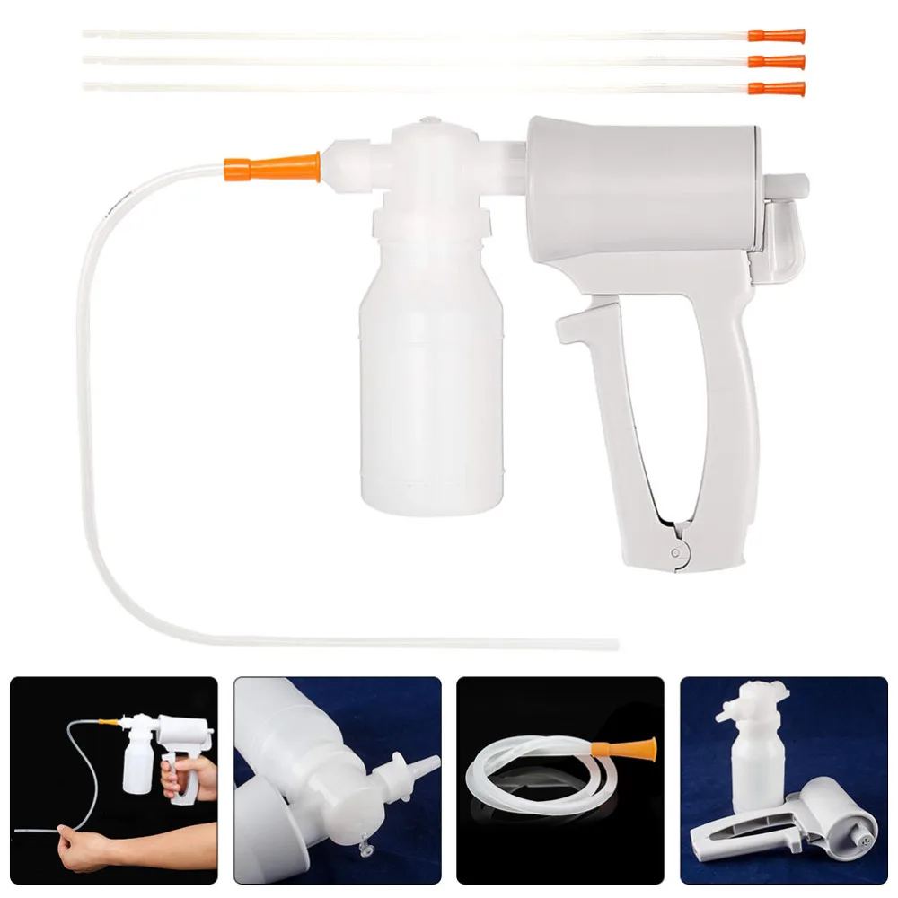 1 Set Manual Sputum Aspirator Household Handheld Sputum Catheter Suction Pump
1 Set Manual Sputum Aspirator Household Handheld Sputum Catheter Suction Pump