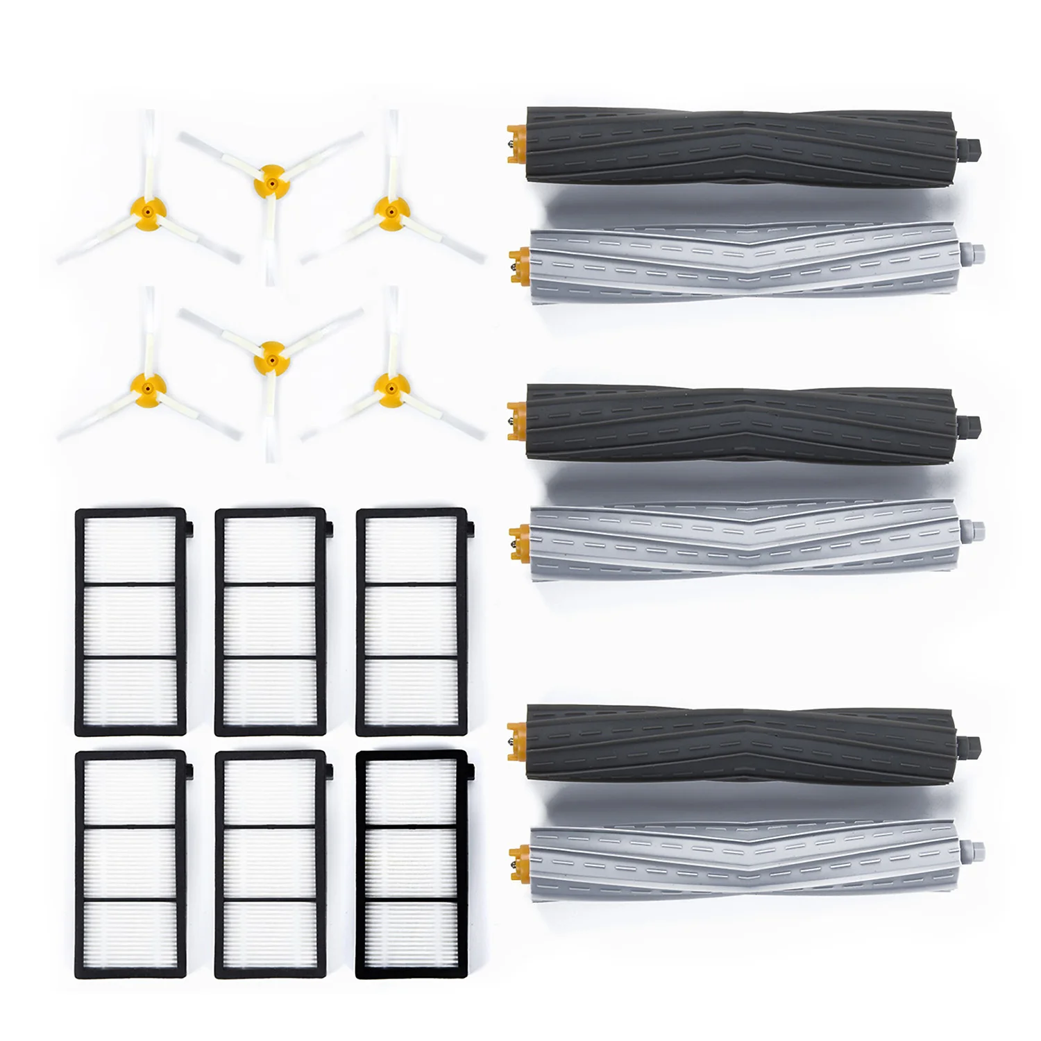 Broom Accessories 18 Piece Set Kit For 800 And 900 All Series Fits For 880/890/980 Vacuum Cleaning Robots Replace Accessories
Broom Accessories 18 Piece Set Kit For 800 And 900 All Series Fits For 880/890/980 Vacuum Cleaning Robots Replace Accessories