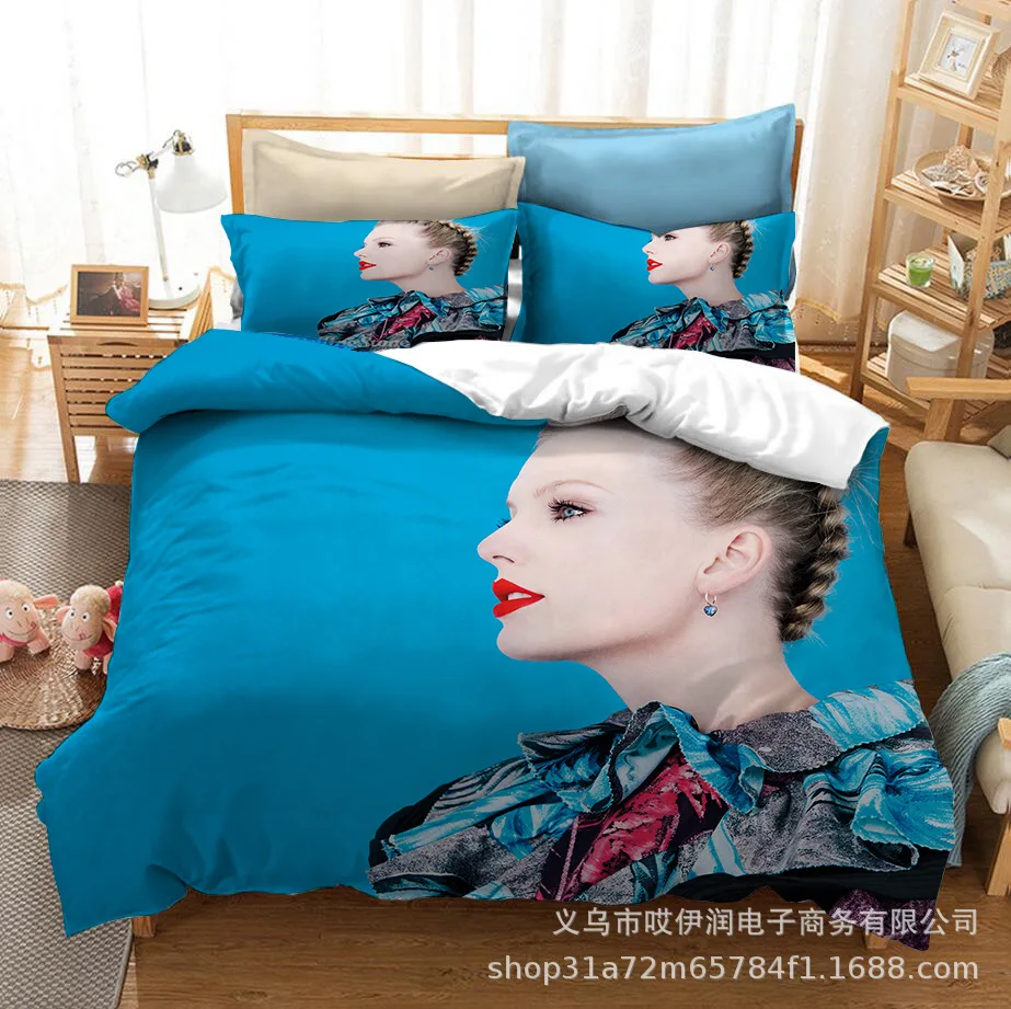 Tailor Bedding Sets American Singer Swift Quilt Bed Cover Duvet Cover Pillow Case 2-3 Pieces Sets Adult Children Size 
Tailor Bedding Sets American Singer Swift Quilt Bed Cover Duvet Cover Pillow Case 2-3 Pieces Sets Adult Children Size