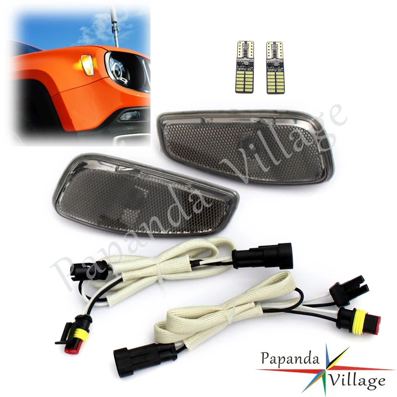 1 Pair Side Turn Signal Lights Cover Lamp with Wiring Harness Custom For Jeep Renegade 2015 2016 2017 Turn Warning Light
1 Pair Side Turn Signal Lights Cover Lamp with Wiring Harness Custom For Jeep Renegade 2015 2016 2017 Turn Warning Light