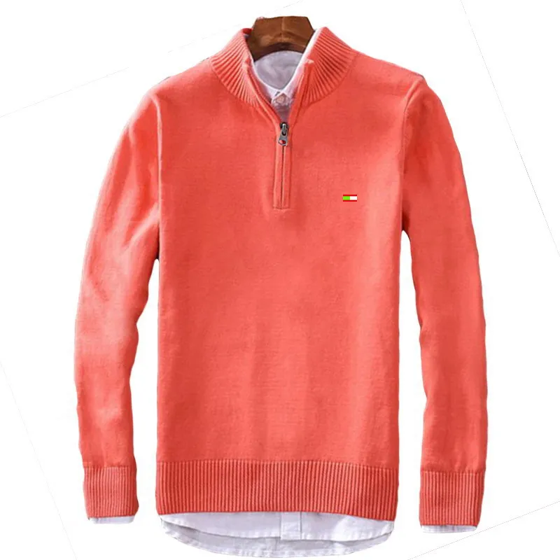 Autumn Winter Men's 100% Cotton Sweater Half Zipper Turtleneck Pullover Sweater Business Casual Slim Knitted Sweaters 8504
Autumn Winter Men's 100% Cotton Sweater Half Zipper Turtleneck Pullover Sweater Business Casual Slim Knitted Sweaters 8504