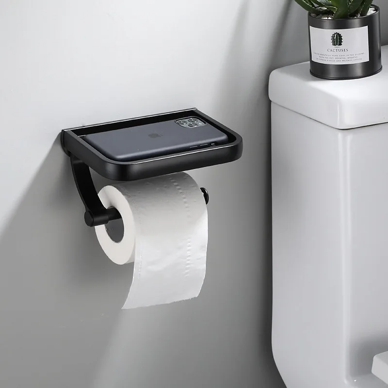 Wall Mount Roll Paper Storage Rack Multi-function Toilet Paper Holder Rack Bathroom Mobile Phone Shelves Decorative Goods Rack
Wall Mount Roll Paper Storage Rack Multi-function Toilet Paper Holder Rack Bathroom Mobile Phone Shelves Decorative Goods Rack