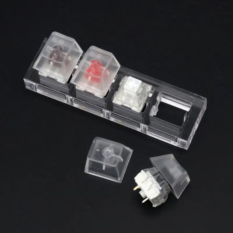 Kailh Box Switch Acrylic Mechanical Keyboards Switch 4 Translucent Clear Sampler Tester Kit Toys Stress Relief Gifts
Kailh Box Switch Acrylic Mechanical Keyboards Switch 4 Translucent Clear Sampler Tester Kit Toys Stress Relief Gifts