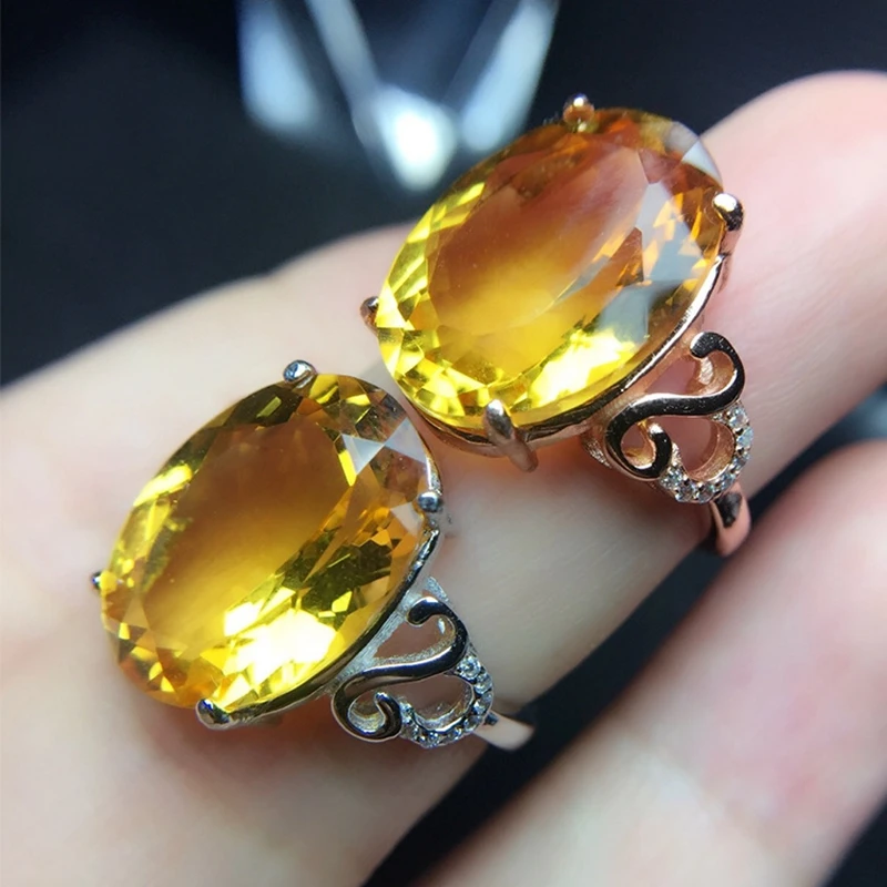 Luomansi 100% S925 Sterling Silver Vintage Open Ring 12*16 Yellow Sona Diamond Ring Wedding Anniversary Party Gift
Luomansi 100% S925 Sterling Silver Vintage Open Ring 12*16 Yellow Sona Diamond Ring Wedding Anniversary Party Gift