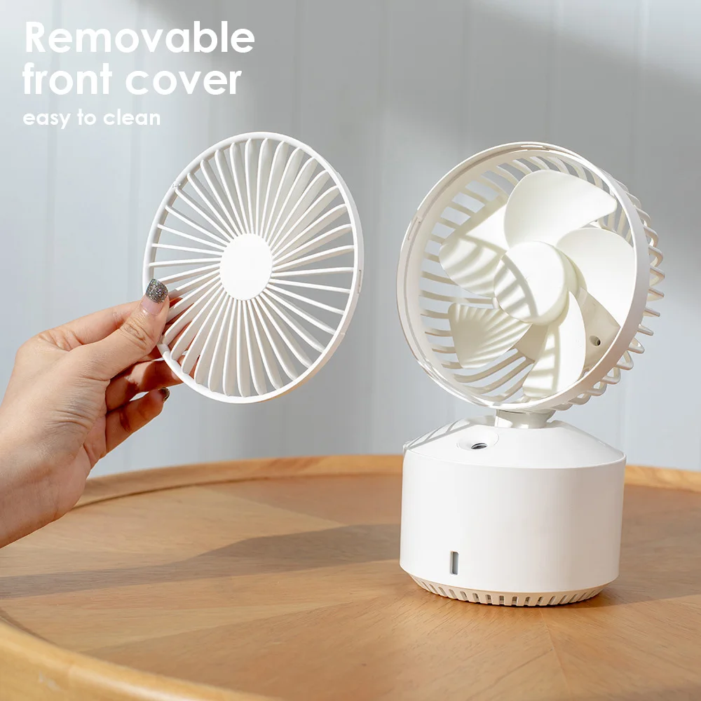 DC5V Mini Summer Cooling Fan Night Light 2000mAh Rechargeable Water Mist Fan 5 Speed Desktop Mini Ventilator
DC5V Mini Summer Cooling Fan Night Light 2000mAh Rechargeable Water Mist Fan 5 Speed Desktop Mini Ventilator