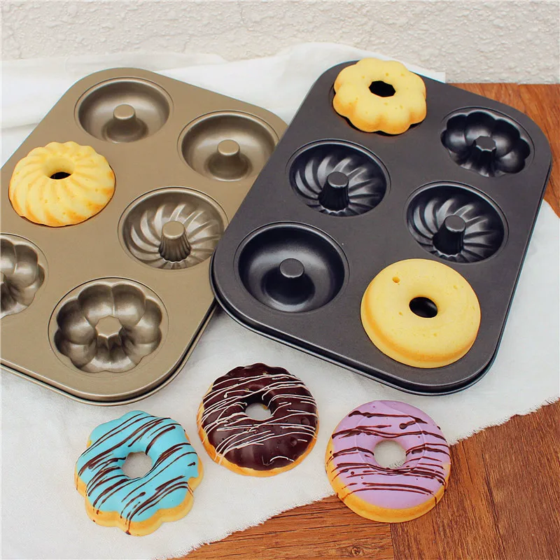 Baking Mould 6 Cavity Circle Hollow Cake Mold Donuts Mode Small Van Bakery with Double-Sided Non-stick Cooking Dish
Baking Mould 6 Cavity Circle Hollow Cake Mold Donuts Mode Small Van Bakery with Double-Sided Non-stick Cooking Dish