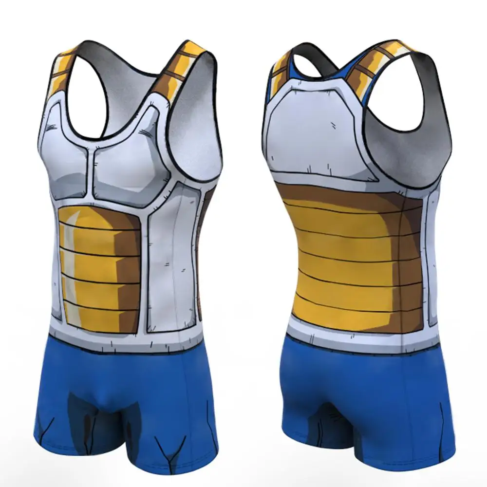 Casual Vegeta Goku Cosplay One Piece Sleeveless Jumpsuit Playsuit Casual Men One Piece Top Tank Shirt plus size Best Gift
Casual Vegeta Goku Cosplay One Piece Sleeveless Jumpsuit Playsuit Casual Men One Piece Top Tank Shirt plus size Best Gift