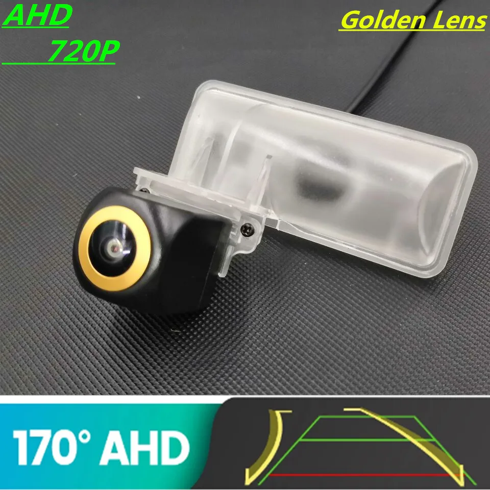 

AHD 720P Golden Lens Trajectory Car Rear View Camera For Subaru Impreza hatchback 2007-2011 Legacy 2010 Reverse Vehicle Monitor