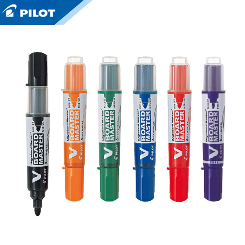 6 pieces of PILOT whiteboard pen round head large capacity ink WBMAVBM replaceable refill 6 color optional
6 pieces of PILOT whiteboard pen round head large capacity ink WBMAVBM replaceable refill 6 color optional