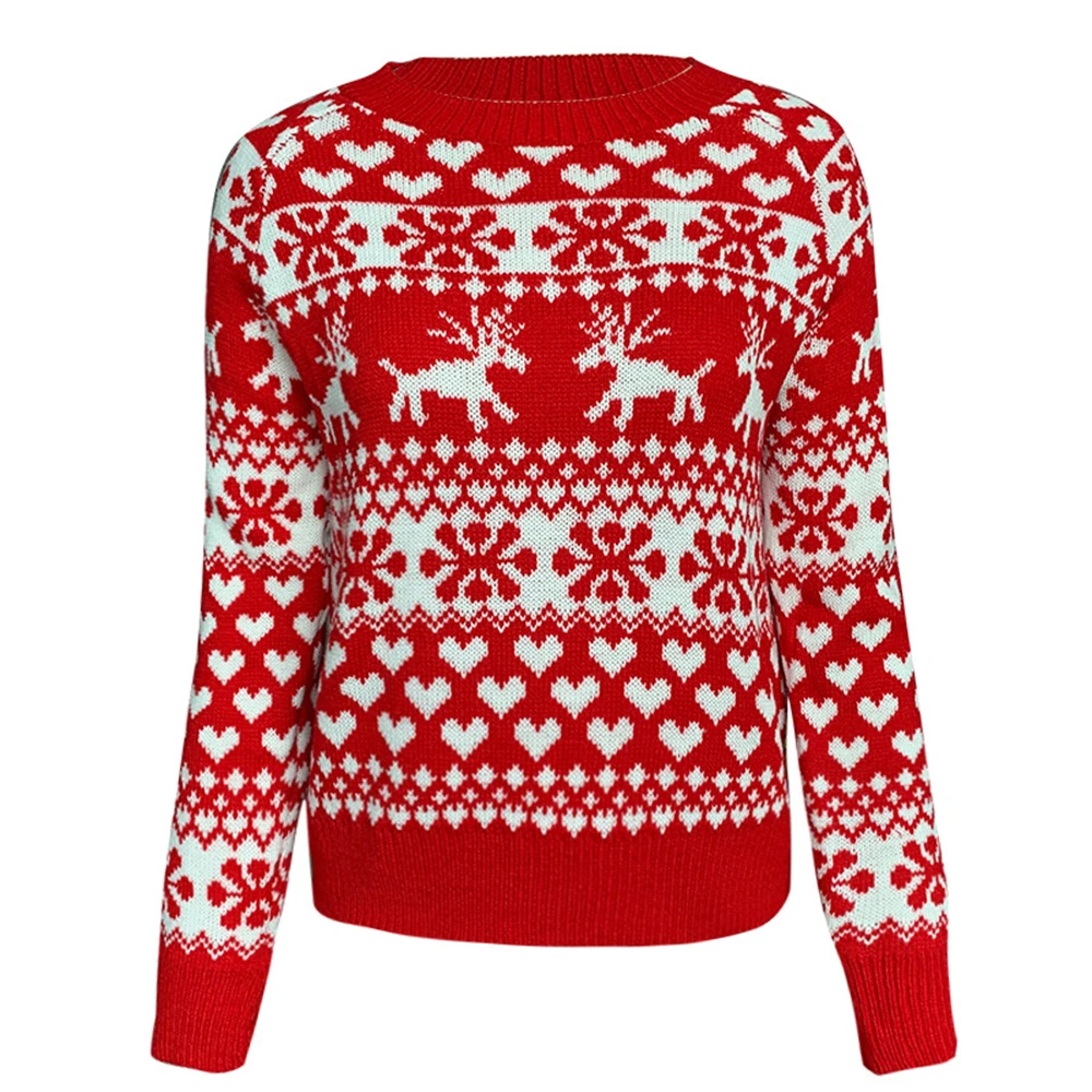 Diiwii Women Autumn Winter Christmas Sweater Ladies Knitted Jumper Pullover Snowflake Elk Print And Pullovers Coat
Diiwii Women Autumn Winter Christmas Sweater Ladies Knitted Jumper Pullover Snowflake Elk Print And Pullovers Coat