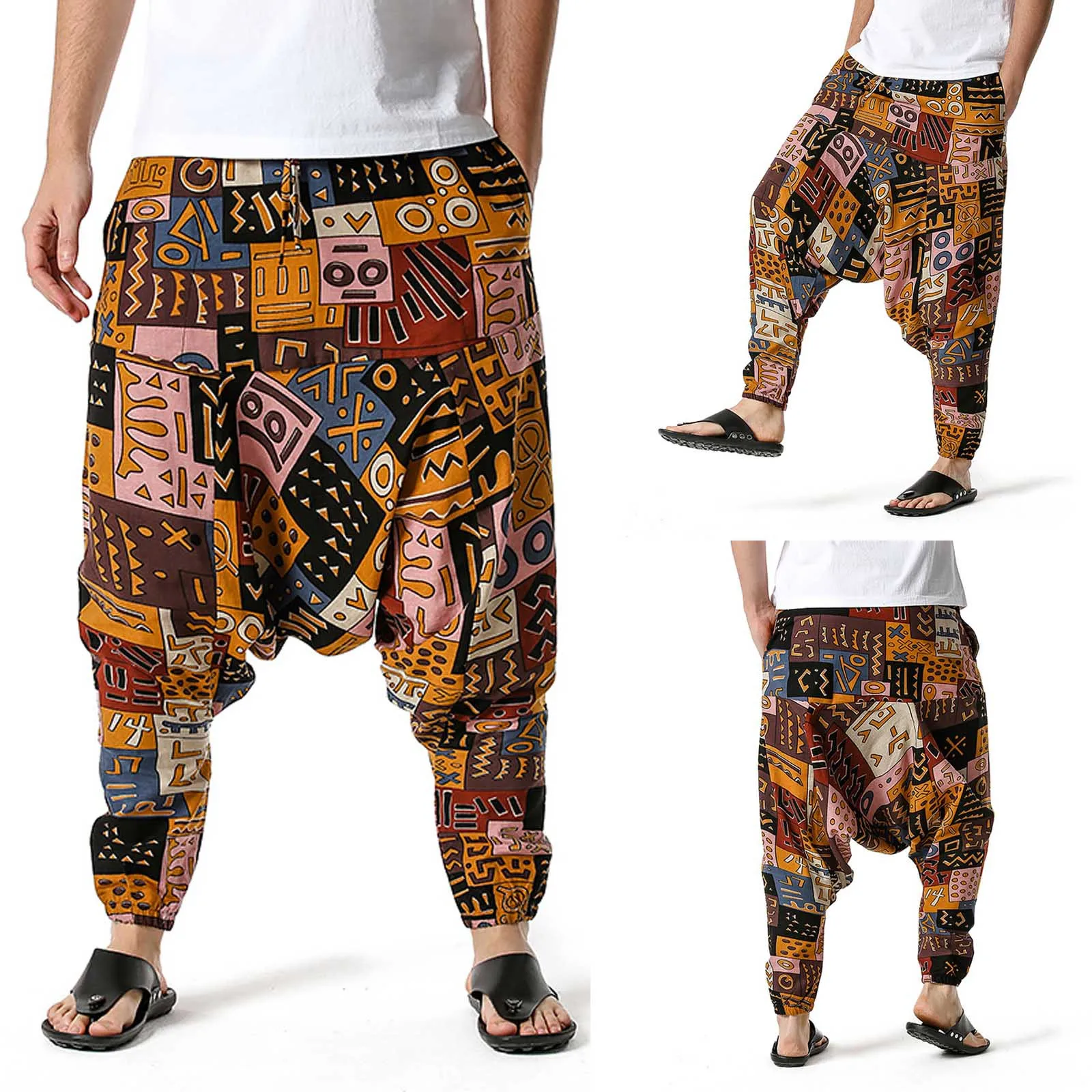 60# Men's Cotton-Linen Loose Casual Lightweight Elastic Waist Pants Home Pants Hip-hop 2021 Fashion Trousers Sweatpants
60# Men's Cotton-Linen Loose Casual Lightweight Elastic Waist Pants Home Pants Hip-hop 2021 Fashion Trousers Sweatpants