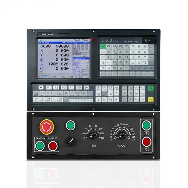 Tomatech tac205m, 8-inch screen, 5-axis CNC milling machine controller with PLC function
Tomatech tac205m, 8-inch screen, 5-axis CNC milling machine controller with PLC function