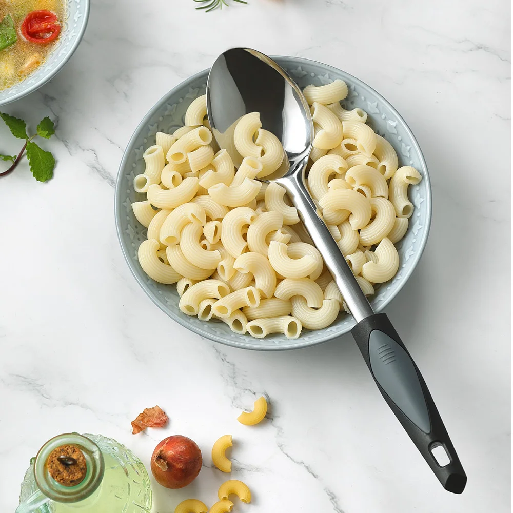 Seacreating Kitchen Pasta Server Durable Stainless Steel Pasta Spoon Server With Heat Resistant Handle Noodle Server Fork
Seacreating Kitchen Pasta Server Durable Stainless Steel Pasta Spoon Server With Heat Resistant Handle Noodle Server Fork