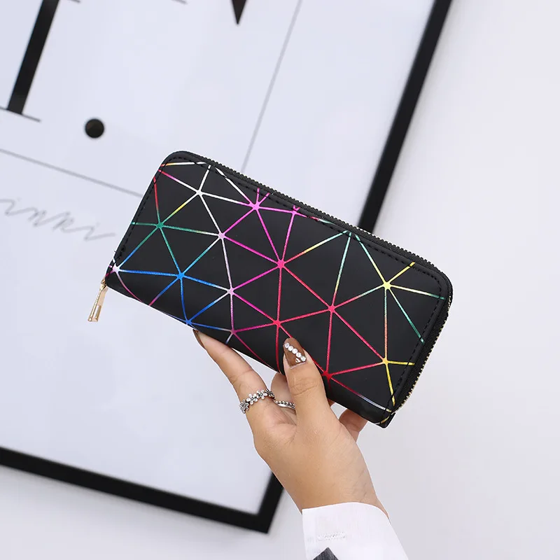 Fashion Leather Wallets for Women 2020 Print Laser Wallet Women Korean Purse Ladies Clutch Bag for Cellphone Womens Black Zipper
Fashion Leather Wallets for Women 2020 Print Laser Wallet Women Korean Purse Ladies Clutch Bag for Cellphone Womens Black Zipper