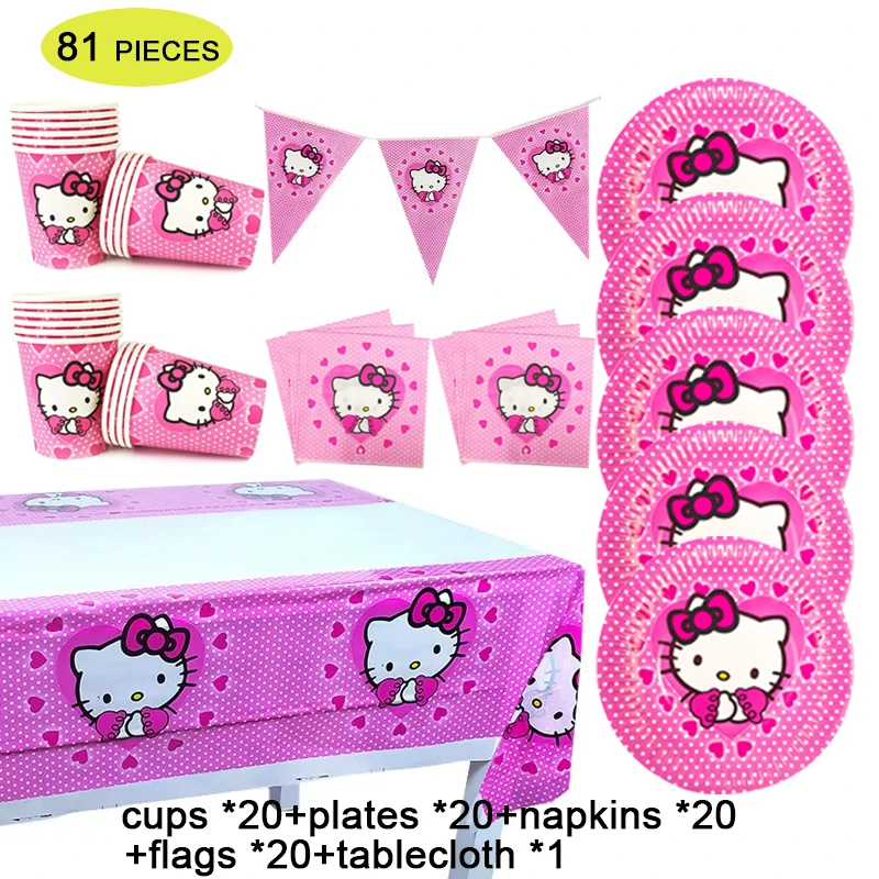 Pink Cat Design Party Supplies Kids Girls Birthday Party Disposable Tableware Paper Plates Cups Baby Shower Party Decor Banners
Pink Cat Design Party Supplies Kids Girls Birthday Party Disposable Tableware Paper Plates Cups Baby Shower Party Decor Banners