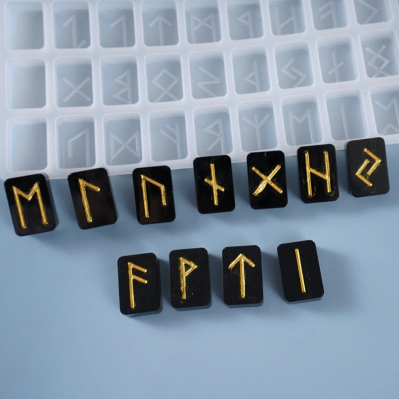 Crystal Epoxy Resin Mold Energy Symbol Runes Letter Word Model Mirror Casting Silicone Mould DIY Crafts Pendant Jewelry W0YA 
Crystal Epoxy Resin Mold Energy Symbol Runes Letter Word Model Mirror Casting Silicone Mould DIY Crafts Pendant Jewelry W0YA