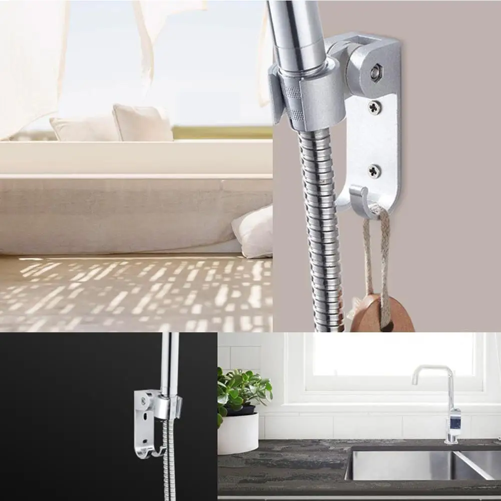 Adjustable Shower Base Shower Head Holder Adjustable Holder Held Bracket Head Hand Wall Shower Mount With Hook Bathroom J6T2
Adjustable Shower Base Shower Head Holder Adjustable Holder Held Bracket Head Hand Wall Shower Mount With Hook Bathroom J6T2