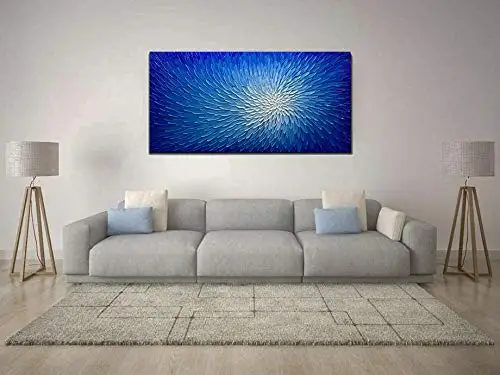 Bright Blue Flower 3D Hand-Painted On Canvas Abstract Artwork Art Hanging Wall Art Living Room Home Office Decoration No Framed
Bright Blue Flower 3D Hand-Painted On Canvas Abstract Artwork Art Hanging Wall Art Living Room Home Office Decoration No Framed
