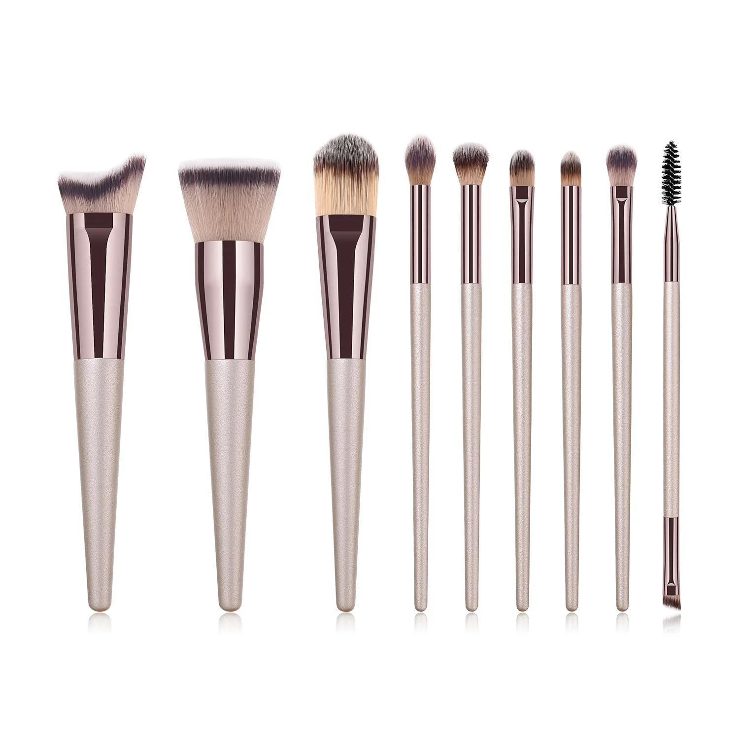 4/6/7/9/10/14pcs Champagne Makeup Brushes Set For Cosmetic Foundation Powder Blush Eyeshadow Blending Make Up Brush Beauty Tool
4/6/7/9/10/14pcs Champagne Makeup Brushes Set For Cosmetic Foundation Powder Blush Eyeshadow Blending Make Up Brush Beauty Tool