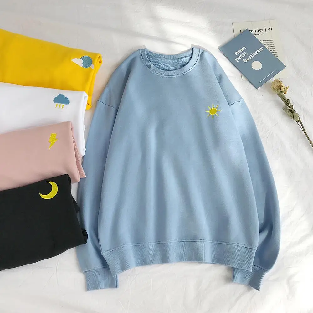 2020 winter and autumn new Cute style pullover fashion embroidery men's round neck long sleeve street casual simple pullover 35
2020 winter and autumn new Cute style pullover fashion embroidery men's round neck long sleeve street casual simple pullover 35
