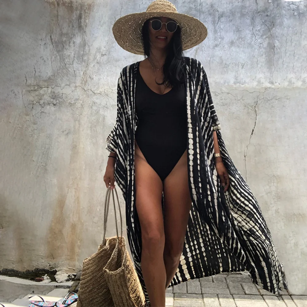 Striped Print Cover-Ups Beachwear Cardigan Sexy Sunblock Top Bikini Long Swimsuits Woman 2021 Beach Dress Coat Women's Tunic
Striped Print Cover-Ups Beachwear Cardigan Sexy Sunblock Top Bikini Long Swimsuits Woman 2021 Beach Dress Coat Women's Tunic