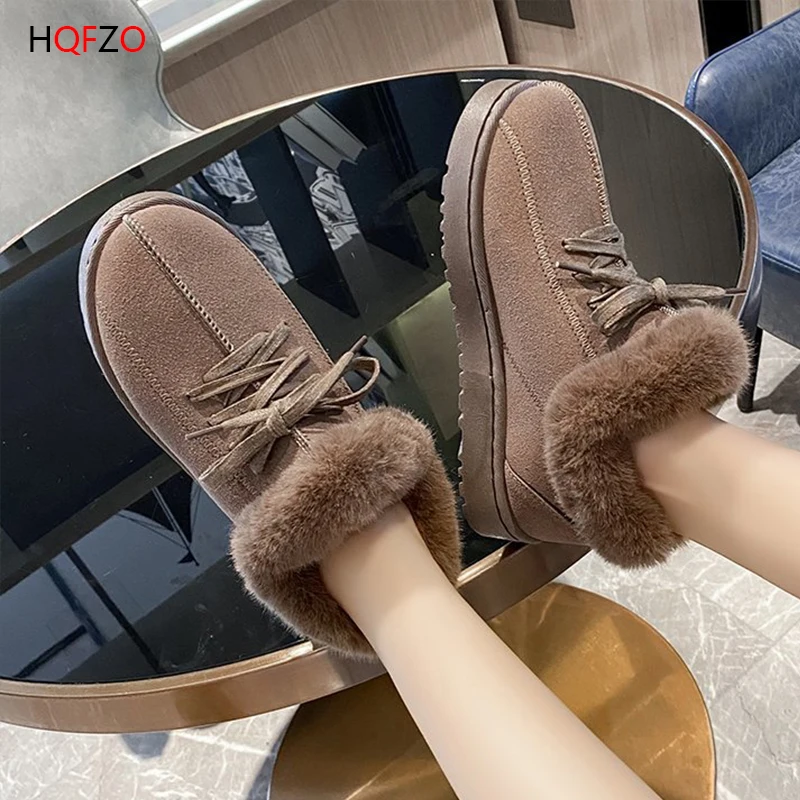 HQFZO Flat Snow Boots Plush WInter Boots Female Cross-tied Comfortable Botas Warm Ankle Boots Ladies
HQFZO Flat Snow Boots Plush WInter Boots Female Cross-tied Comfortable Botas Warm Ankle Boots Ladies
