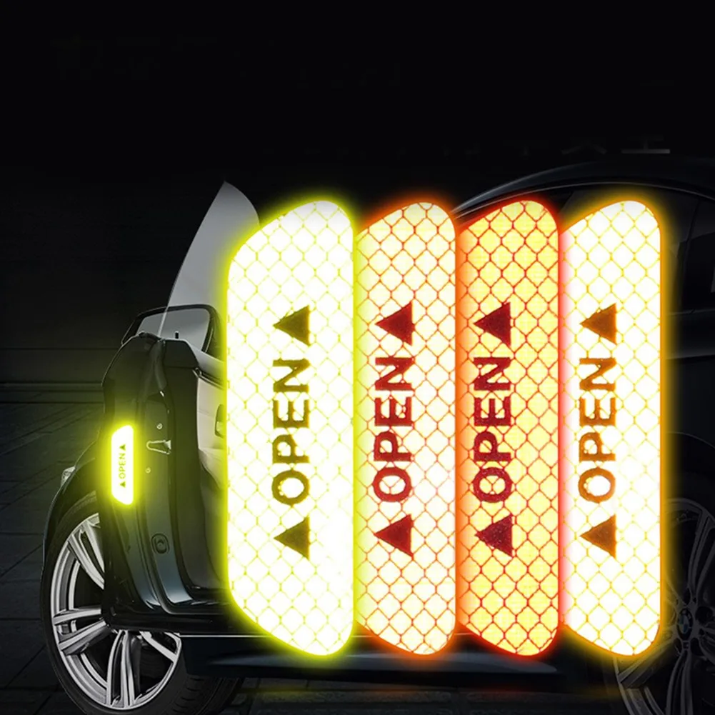4pcs Car Sticker Door Safety Warning Reflective Stickers Auto Open Reflective Strip Waterproof Long-distance Warning Luminous
4pcs Car Sticker Door Safety Warning Reflective Stickers Auto Open Reflective Strip Waterproof Long-distance Warning Luminous