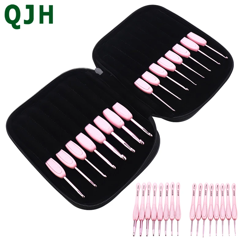 DIY knitting Needles Set Multicolor Plastic Handle Aluminum Crochet Hooks Yarn Sweater Weave Craft Tools 16size 1mm-6.0mm
DIY knitting Needles Set Multicolor Plastic Handle Aluminum Crochet Hooks Yarn Sweater Weave Craft Tools 16size 1mm-6.0mm