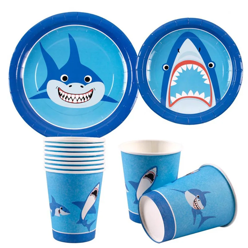 Marine Pirate Shark Theme Party Decoration Kids Birthday Disposable Tableware Ocean Theme Boy 1st Birthday Party Supplies
Marine Pirate Shark Theme Party Decoration Kids Birthday Disposable Tableware Ocean Theme Boy 1st Birthday Party Supplies
