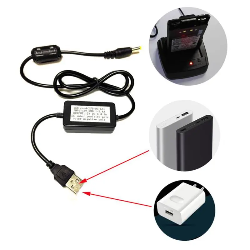 Зарядное устройство с USB-кабелем для YAESU VX5R/VX6R/VX7R/VX8R/8DR/8GR/FT-1DR зарядное рация |