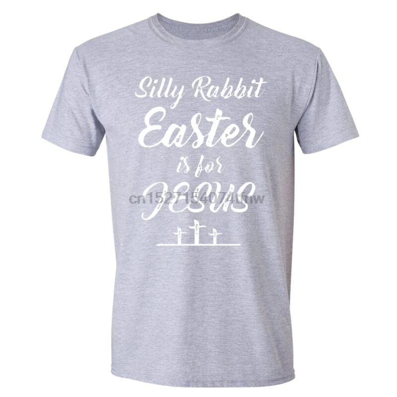 Silly Rabbit Easter is for Jesus T-shirt Egg Shirt Peep Hunt Jesus Tshirt Grey
Silly Rabbit Easter is for Jesus T-shirt Egg Shirt Peep Hunt Jesus Tshirt Grey