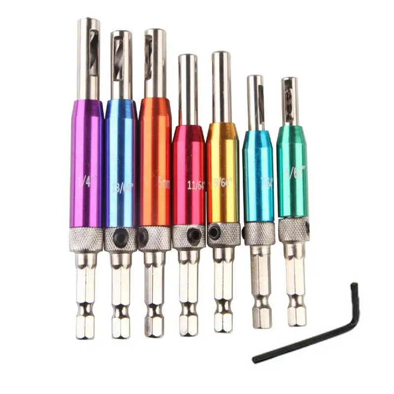 Center Drill Bit High Hardness Self Centering Hinge Drill Bit Set Wear Resistance Core Screw Hole Puncher Woodworking Tools 
Center Drill Bit High Hardness Self Centering Hinge Drill Bit Set Wear Resistance Core Screw Hole Puncher Woodworking Tools