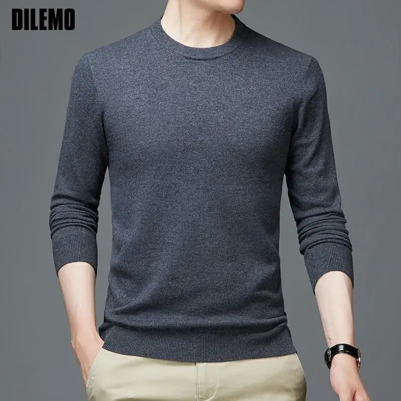 100% Wool Thick High End Warm Fashion Brand Knit Pullover Men Oneck Sweater Autum Casual Jumper Korean Winter Mens Clothes
100% Wool Thick High End Warm Fashion Brand Knit Pullover Men Oneck Sweater Autum Casual Jumper Korean Winter Mens Clothes