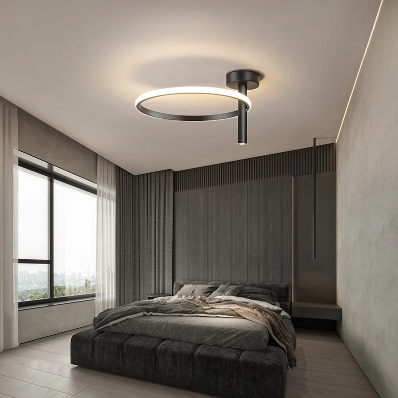 

Современные светодиодные потолочные лампы VEIHAO 90-260 В, Светодиодная потолочная лампа для гостиной, спальни, кухни, коридора, коридора, балкон...