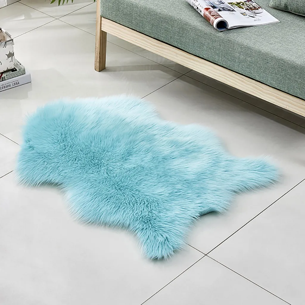 Wool Imitation Sheepskin Rugs Faux Non Slip Bedroom Living Room Shaggy Carpet Mats Practical and Durable
Wool Imitation Sheepskin Rugs Faux Non Slip Bedroom Living Room Shaggy Carpet Mats Practical and Durable