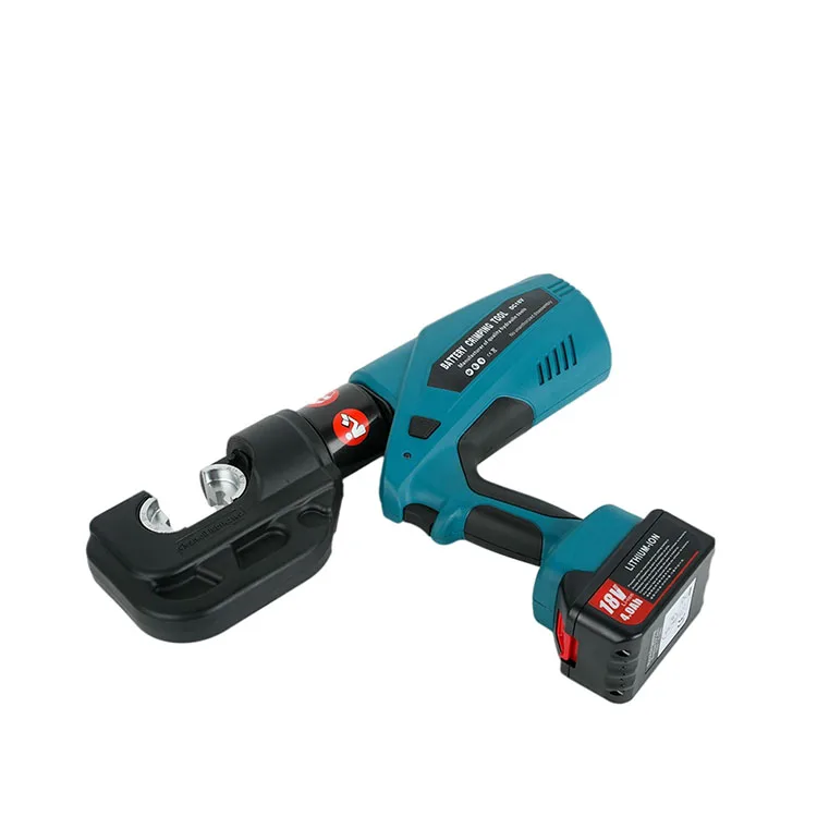EZ-400 Battery Hydraulic Cable Crimper Connector Copper Cordless Electric Crimping Tool
EZ-400 Battery Hydraulic Cable Crimper Connector Copper Cordless Electric Crimping Tool
