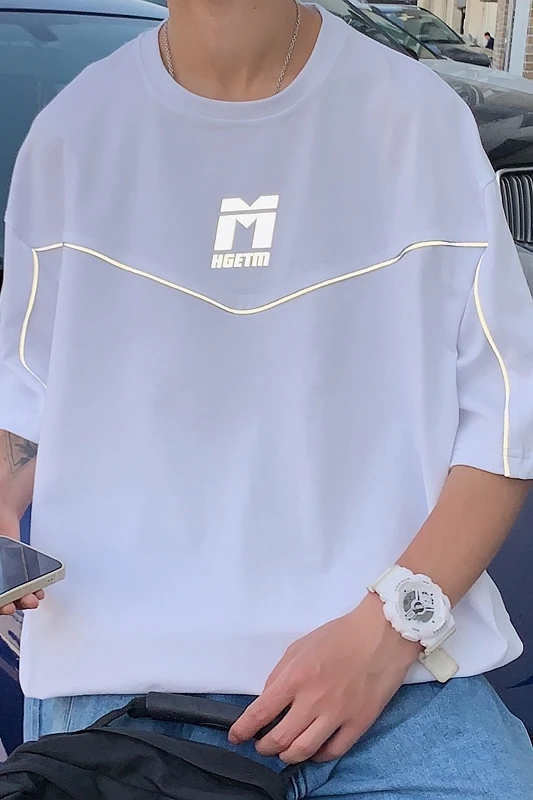 2021 summer new Korean version men's letter printing short-sleeved Best T-shirt casual sports five-point sleeves Free shipping
2021 summer new Korean version men's letter printing short-sleeved Best T-shirt casual sports five-point sleeves Free shipping