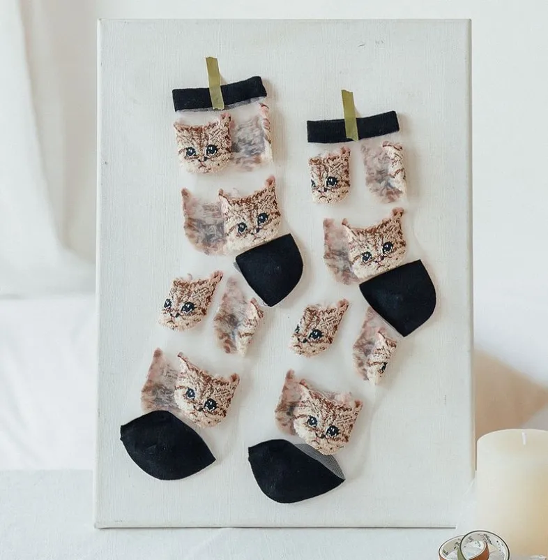 2020 2 pieces = 1pair New Japanese-Style Glass Short Silk Stockings Summer Ultra-Thin Silk Stockings Cute Cat Socks women 
2020 2 pieces = 1pair New Japanese-Style Glass Short Silk Stockings Summer Ultra-Thin Silk Stockings Cute Cat Socks women